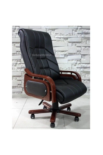 Koltukstilim   İtalo V.İ.P Ahşap Makam Koltuğu - Resim 2