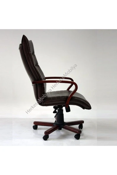 Koltukstilim Liona Ahşap Makam Koltuğu - 4