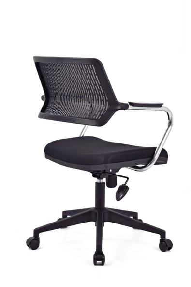 Koltukstilim   Carmel Siyah Fileli Pls Çalışma Koltuğu Ofis Koltuğu - Resim 4