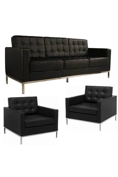 Koltukstilim Terra Üçlü Ofis Oturma Grubu