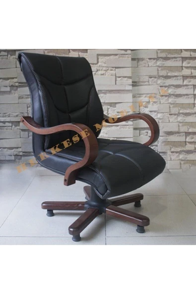 Koltukstilim   Aron Ahşap Misafir Koltuğu - Resim 3