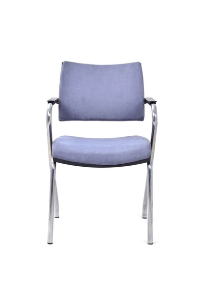 Koltukstilim   Sahra Mavi Kumaş Çalışma Koltuğu Ofis Koltuğu