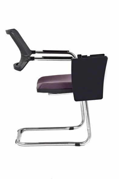 Koltukstilim   Carmel Gri-Mor Fileli Çalışma Koltuğu Ofis Koltuğu - Resim 4