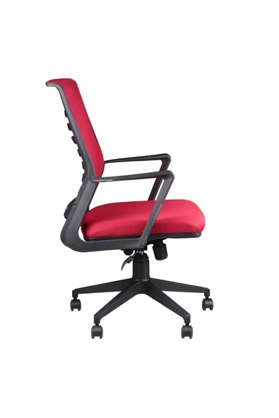 Koltukstilim   Ege Kırmızı Fileli Çalışma Koltuğu - Resim 4