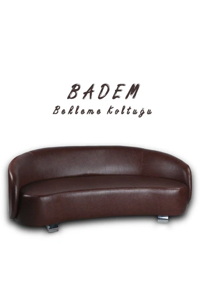 Koltukstilim   Badem Üçlü Bekleme Koltuğu - Resim 2