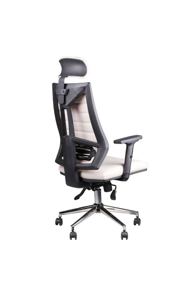 Koltukstilim   Londra Krem Yönetici Koltuğu - Resim 4