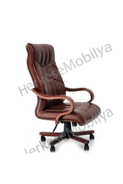 Koltukstilim Hamle Ahşap Makam Koltuğu - 3