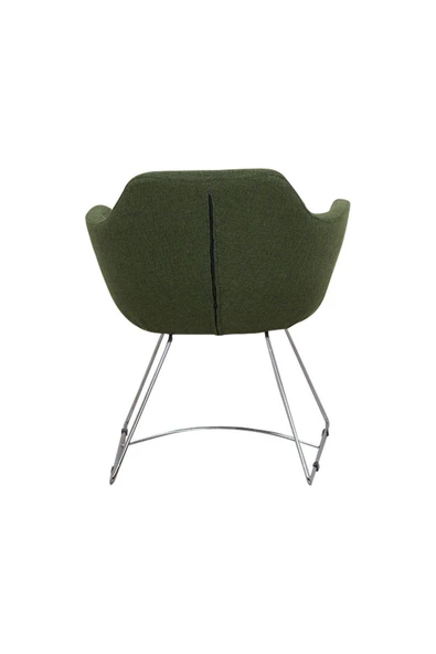 Koltukstilim Pelin Keten Yeşil Berjer Ofis Bekleme Berjer - 3