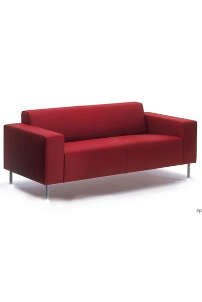 Koltukstilim    2 Kişilik Ofis Koltuğu Kırmızı