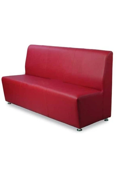 Koltukstilim 3 Kişilik Balkon Bahçe Koltuğu Kırmızı