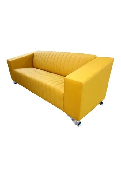 Koltukstilim   C-47 Üçlü Sarı Kanepe