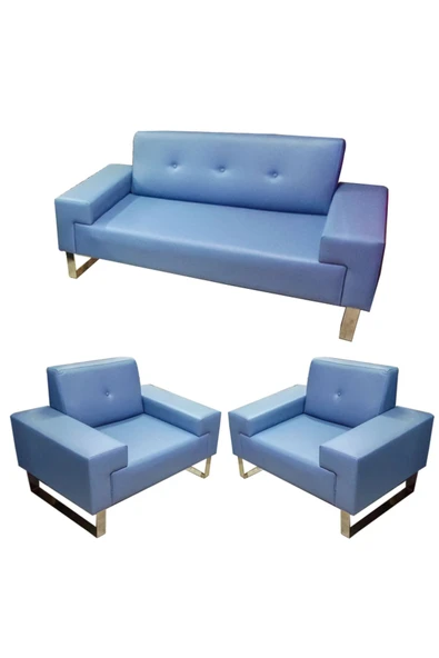 Koltukstilim Pink Blue Ofis Oturma Grubu