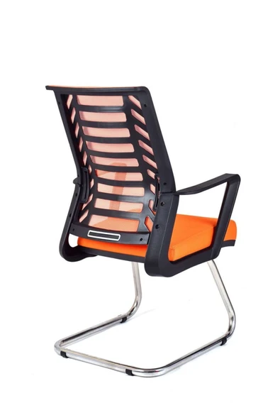 Koltukstilim   Gardena Turuncu Fileli Misafir Koltuğu Ofis Koltuğu - 4