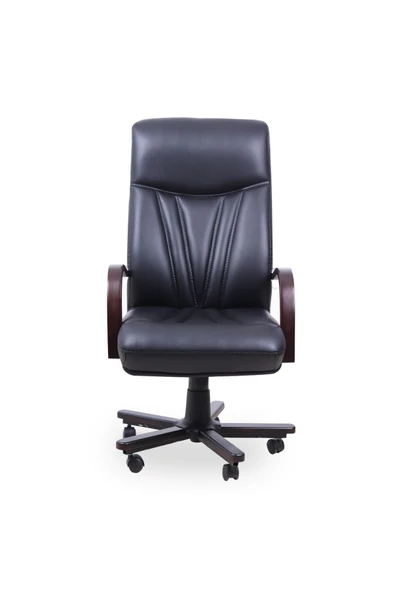 Koltukstilim   NoirBoss Ahşap Deri Yönetici Ve Ofis Koltuğu ürün görseli