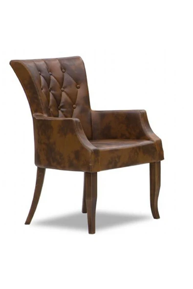 Koltukstilim Amadeus Kahverengi Deri Ofis Koltuk Takımı - 2