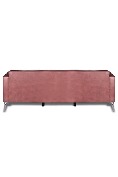 Koltukstilim   Manhattan Deri Sbt Üçlü Ofis Bekleme Koltuğu Ofis Kanepesi Büro Kanepesi - Resim 4