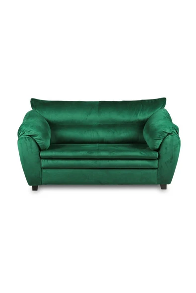 Koltukstilim   Roz Yeşil Kumaş İkili Kanepe ürün görseli