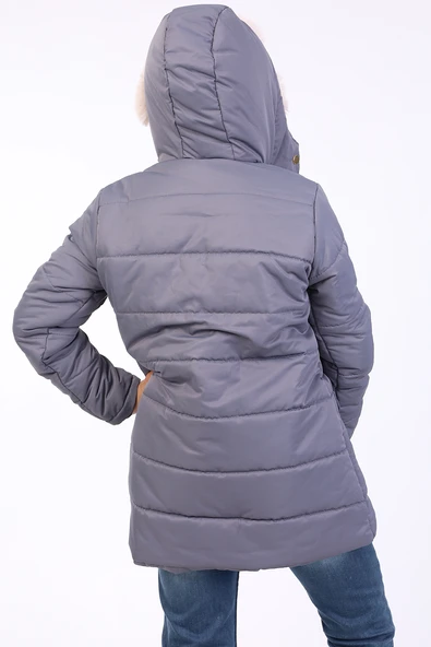 Toontoy Erkek Çocuk Kapüşonlu İçi Kürklü Mont - 10