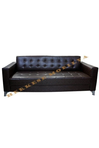 Koltukstilim   Terza Deri Üçlü Kanepe - 2