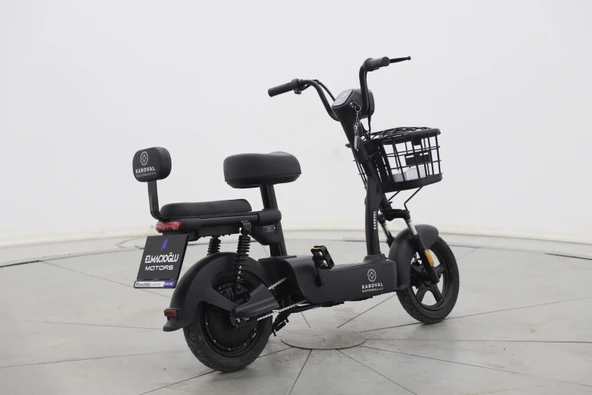Karoval Kitty Elektrikli Motosiklet - Siyah - 7