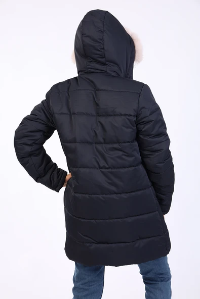 Toontoy Erkek Çocuk Kapüşonlu İçi Kürklü Mont - 6