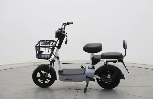 Karoval Kitty Elektrikli Motosiklet - Gri - 4
