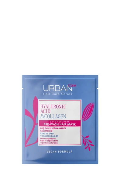 Urban Care Hyaluronik Asit&Kolajen Sağlıklı Uzamaya Yardımcı Duş Öncesi Saç Bakım Maskesi-50ML - 2