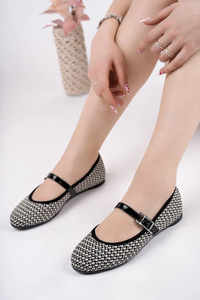 Muggo KAİF Tek Bantlı Kadın Günlük Hasır Babet - 12