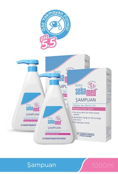 Sebamed Baby pH 5.5 Bebek Şampuanı - 500 ml X 2 Adet