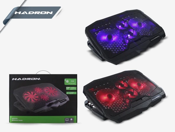 Notebook Soğutucu Ledli 4 Fanlı Hadron HD2008