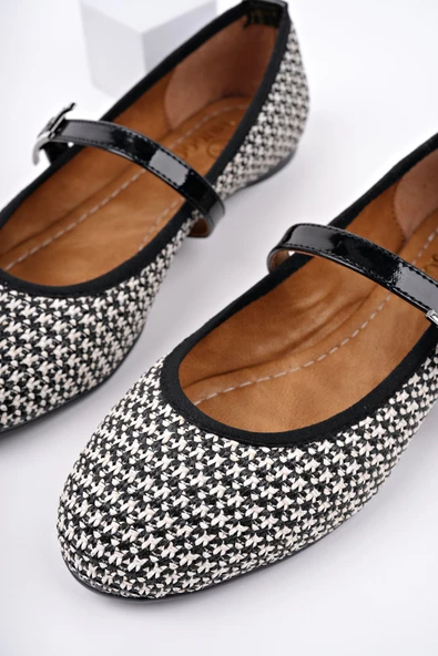 Muggo KAİF Tek Bantlı Kadın Günlük Hasır Babet - 10