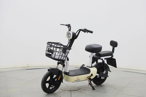 Karoval Kitty Elektrikli Motosiklet - Bej - 3