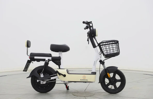 Karoval Kitty Elektrikli Motosiklet - Bej - 5
