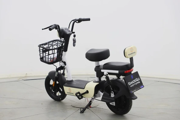 Karoval Kitty Elektrikli Motosiklet - Bej - 8