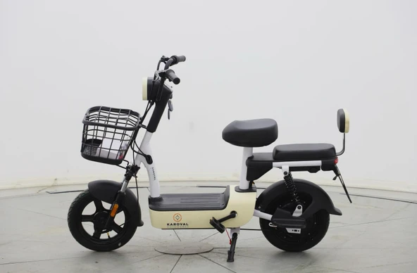 Karoval Kitty Elektrikli Motosiklet - Bej - 4
