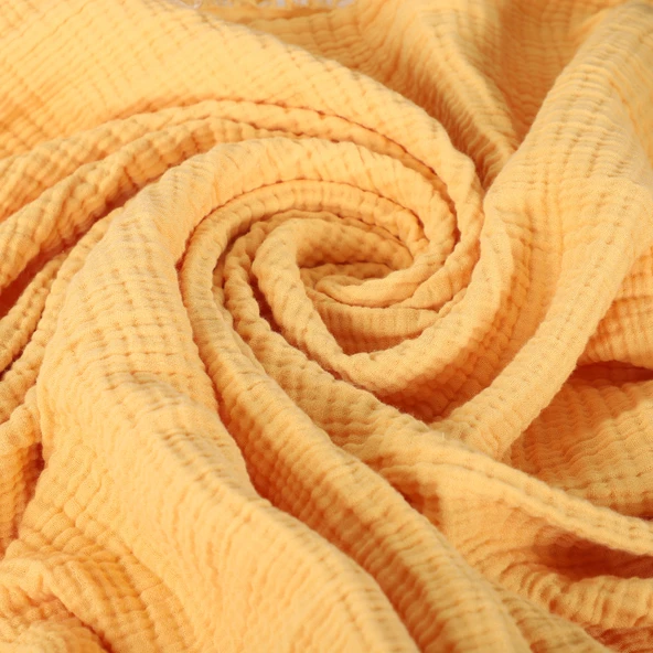 Huggy 4 Katlı %100 Pamuk Müslin Battaniye 100x130 - 9