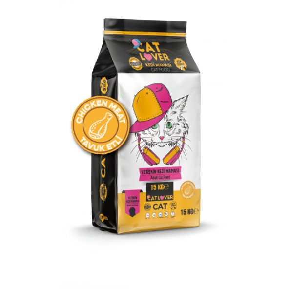 Cat Lover Tavuklu Yetişkin Kedi Maması 15 KG