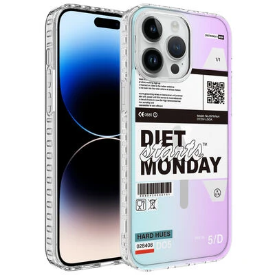 iPhone 13 Pro Max Kılıf Köşe Korumalı ve Desenli Elegans Silikon Kapak Renk 5