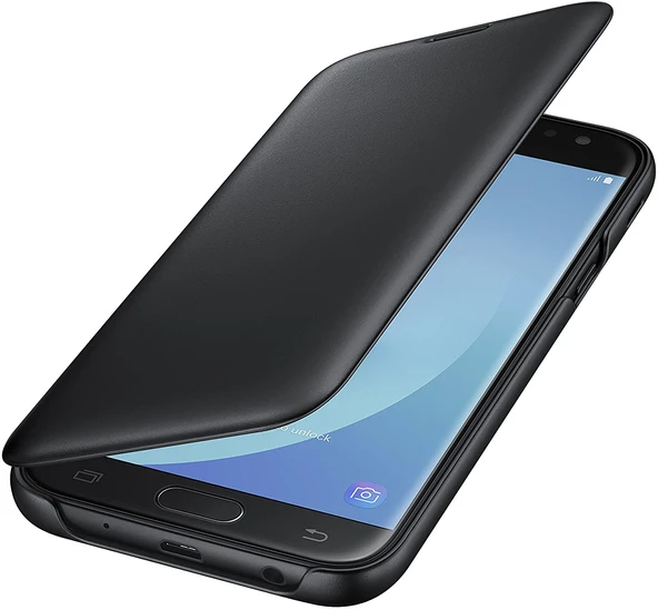 Samsung Galaxy J5 Pro 2017 (J530) Kartlıklı Cüzdan Kılıf, Siyah - 5