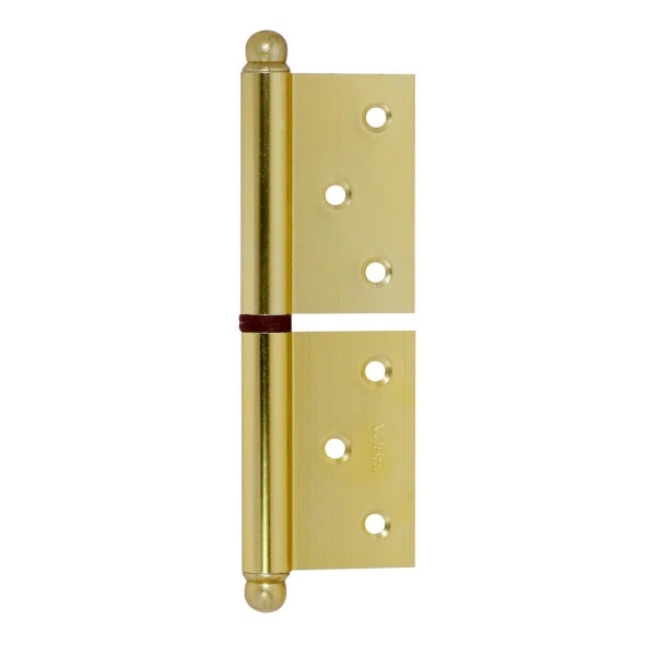 Nobel Yönsüz Cerman Menteşe Sarı 10 cm (6 ADET) - Resim 2