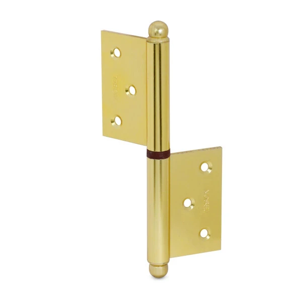 Nobel Yönsüz Cerman Menteşe Sarı 10 cm (6 ADET) - Resim 3