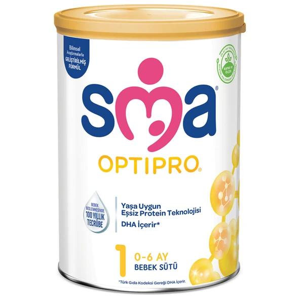 SMA Optipro 1 Bebek Sütü 400 Gr 0-6 Ay 2 Adet