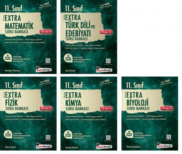 Kafadengi 11. Sınıf Sayısal Extra Soru Bankası Seti 2023