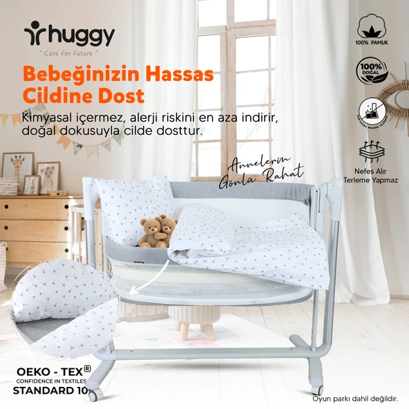 Huggy Moon %100 Pamuk 70x100 Nevresim Takımı
