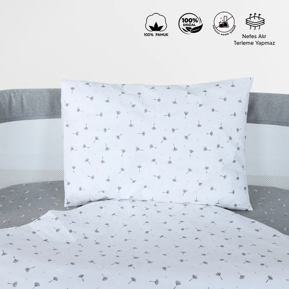 Huggy Moon %100 Pamuk 70x100 Nevresim Takımı - 6