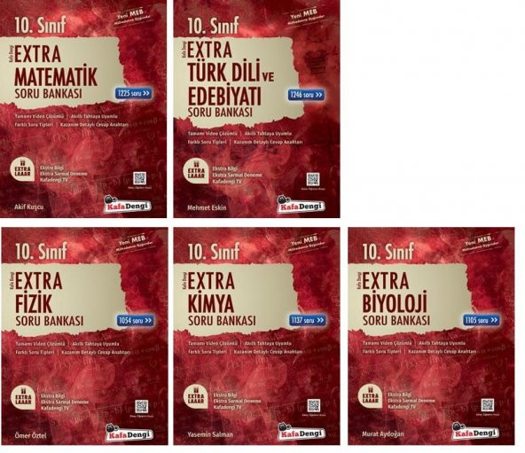 Kafadengi 10. Sınıf Sayısal Extra Soru Bankası Seti 2023 - 1