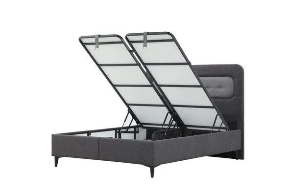 Minar Elegant Baza Başlık  160X200 - Siyah Ayak Prime Keten 48 - Resim 2