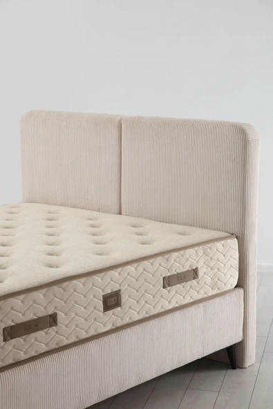 Minar Plus Baza Başlık Yatak Seti 180X200 - Siyah Ayak Pamira01 - Resim 2