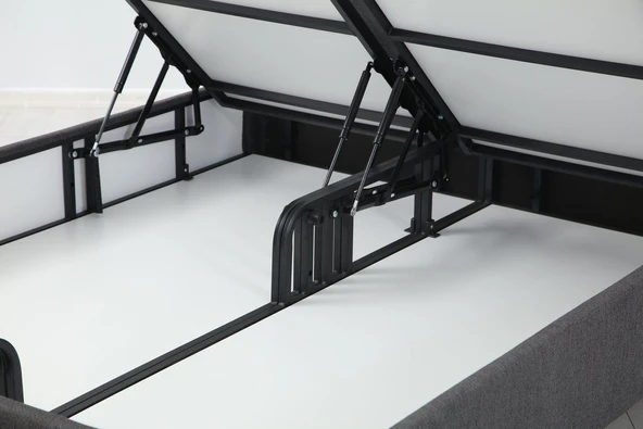 Minar Elegant Baza Başlık  180X200 - Siyah Ayak Prime Keten 48 - Resim 3