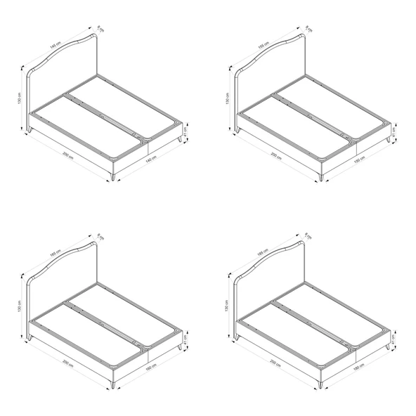 Minar İlkbahar Baza Başlık  150X200 - Siyah Ayak Asya02 - Resim 6